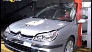 Euro NCAP  Citroen C5  2004  Crash test [upl. by Dobson]