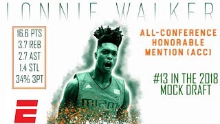 Lonnie Walker IVs 2018 NBA Draft Scouting Video  DraftExpress  ESPN [upl. by Lezah700]