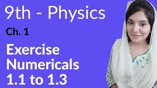 Matric part 1 Physicsch 1Numerical 11 to 13 9th class Urdu Lecture [upl. by Jozef]