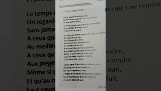 Poème SAOIR DIRE MERCI Lilian Renaud [upl. by Egarton]