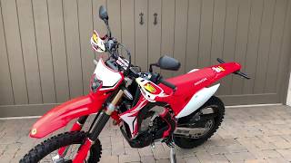 2019 Honda CRF450L  Uncorked and Vortex ECU  Part 1 [upl. by Eblehs]