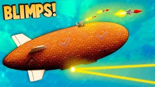 AMAZING Zeppelin Blimp AIRSHIPS Forts Multiplayer Gameplay  Best Forts [upl. by Willie]