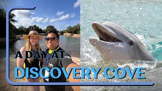 We Spent the Day at an All Inclusive Day Resort in Orlando and We Fell in LOVE  Discovery Cove [upl. by Butterfield]