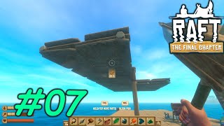 Building the Second Floor  Lets Play Raft The Final Chapter Solo Hard Mode Part 7 [upl. by Nayrbo988]