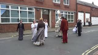 Hull Regency Dancers do the quotDuke of Kents Waltzquot in front of Beverley Guildhall [upl. by Aleafar]