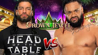 WWE Crown Jewel 2024  Roman Reigns Vs Jacob Fatu  WWE2K23 [upl. by Dygall456]