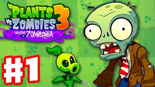 Plants vs Zombies 3 Welcome to Zomburbia  Gameplay Walkthrough Part 1  Daves House [upl. by Urien]