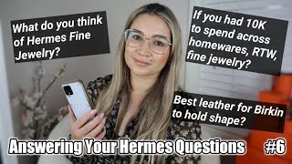 QampA 6 ANSWERING YOUR HERMES QUESTIONS  Best leather for a Birkin 25 or 30 to hold shape [upl. by Nabila]