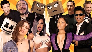 Djs From Mars  Best Songs Of 2018 Rewind Megamashup 40 tracks in 5 minutes [upl. by Eenehs185]