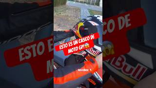 Así es un casco de moto gp👀😱 [upl. by Bottali]