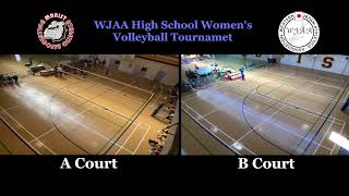 High School Womens Volleyball 2024 WJAA Finals  Day 1 [upl. by Cora438]