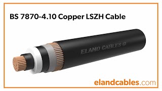 BS 7870410 Copper LSZH cable animation [upl. by Pompei]