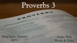 Proverbs 3  Holy Bible  King James Version KJV Audio Bible With Video [upl. by Mckenna]