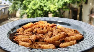 Viral Pasta Chips Recipe  Pasta Chips Oven Recipe  How to Make Real Pasta Chips  Peri Peri Chips [upl. by Rolecnahc934]