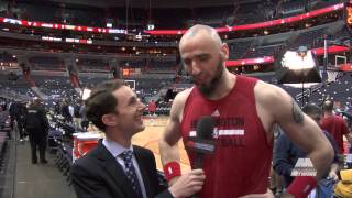 Courtside Report Marcin Gortat 31415 [upl. by Eric]