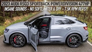 BEST SOUNDING NEW RSQ3RS3 2023 AUDI RSQ3 SPORTBACK POWERDIVISION 477HP  NO LIMITERS amp OPF [upl. by Desta]