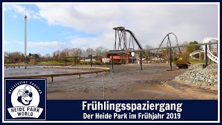 Frühlingsspaziergang im Heide Park Resort 2019 [upl. by Enieledam]