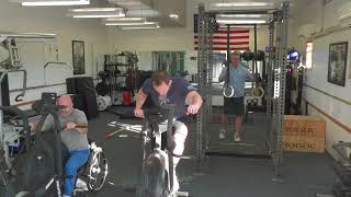 Travis Hasenkamp amp Daniel Schmitt  Deadlift Monster RopeStep Up PulldownRing Row Echo Bike [upl. by Namyac]