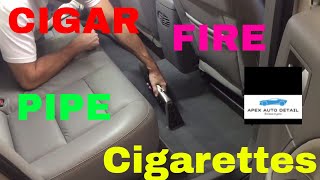 Completely REMOVE Cigar Cigarettes Pipe Fire Damage smoke odors with UNSMOKE Degrease all [upl. by Rosana]