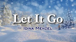 Let It Go  KARAOKE VERSION  As popularized by Idina Menzel [upl. by Laicram]