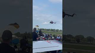 Red Bull helicopter landing ￼ Oshkosh airventure Day 3 [upl. by Melak223]