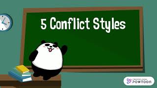 Conflict Management 5 Conflict Styles [upl. by Llednahc]