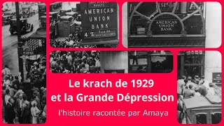 Le Krach de 1929 et la Grande Dépression [upl. by Sylram227]