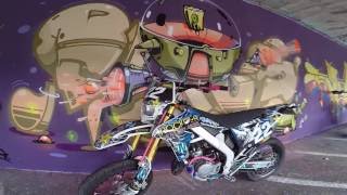 VALENTI SM 50  BIKEPORN SUPERMOTO 2016 [upl. by Nomyad656]