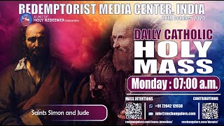 Catholic Holy Mass  Saints Simon and Jude 28th October 2024  Monday [upl. by Llednik]