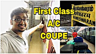 Executive First Class AC Coupe Train Review  India Railways Travel VlogTamil Vlog Rameswaram [upl. by Lered]