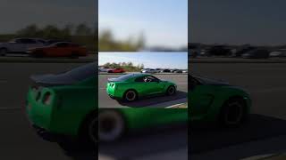 Aventador SV 2k HP GTR and TT ‘Maro leaving Dayton Cars and Coffee lamborghini gtr turbo boost [upl. by Marquez604]