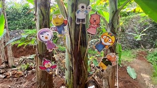 Pororo  Bermain di kebun banana bersama pororocrongtongtongpobyharyloopypaty [upl. by Spatz647]