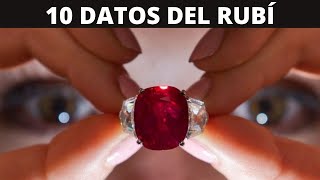 10 DATOS INTERESANTES DE LA PIEDRA RUBÍ 💎✔️ [upl. by Eleirbag]