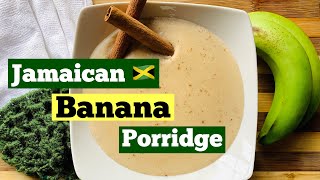 How to make Jamaican Banana Porridge  Moya Moy’s Kitchen [upl. by Albertina]