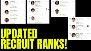 Reacting To 247 Sports Updated High School Basketball Recruit Rankings [upl. by Ical475]