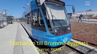 20230607 TVÄRBANAN TILL BROMMA FLYGPLATS  Ciceron RKMA [upl. by Abbottson]