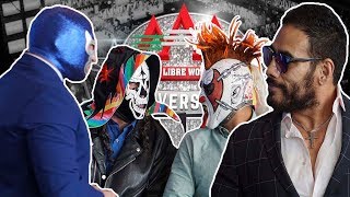 PSYCHO CLOWN LA PARKA FRENTE A FRENTE Y BLUE DEMON JR VS DR WAGNER JR  Lucha libre AAA Worldwide [upl. by Seed]