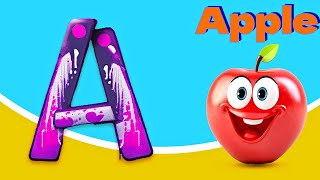 ABC Song  Phonics Song  Tiny Tots  ABC lyrics song  kids learning ABC Phonics Song [upl. by Naelcm]