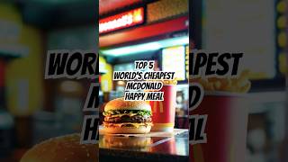 Top 5 World’s Cheapest McDonalds Happy Meal [upl. by Rabassa]