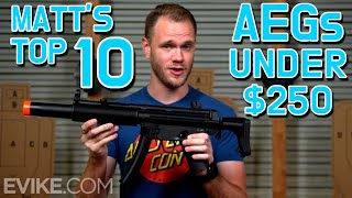 Best AEGs Under 250  Airsoft [upl. by Bonnes]