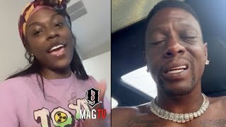 Omeretta Responds To Boosies Comment After She Dissed Him In Her Freestyle Rap 🤫 [upl. by Langan711]