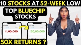 Top 10 Blue Chip Stocks AT 52 WEEK LOW DISCOUNT TO BUY 2024 52 WEEK LOW STOCKS TO BUY 2024 [upl. by Horst]