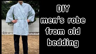 DIY mens robe stepbystep tutorial [upl. by Anilasor595]