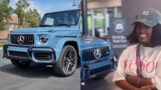 VANESSA MDEE AJIZAWADIA G WAGON MERCEDES BENZ MPYA SHOWROOM [upl. by Llert]