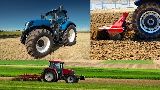 Tractor Operating in the Field – Modern Agriculture [upl. by Enrol428]