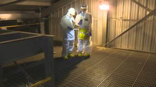 Hanford F Reactor Inspection Broll footage [upl. by Ahsitauq]