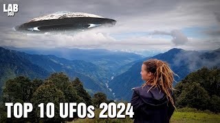 10 Unsettling Alien And UFO Sightings of 2024 caught on camera Shocking Footage [upl. by Yadrahs666]