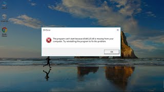 Windows 1087 How to Fix D3DX943dll Missing Error [upl. by Accisej]