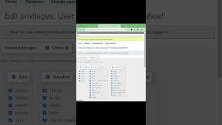 Change Mysql root password in PhpMyAdmin mysql shorts php [upl. by Desmund334]