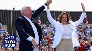 Harris and Walz kick off battleground state tour on first full day as Democratic ticket [upl. by Acceb103]